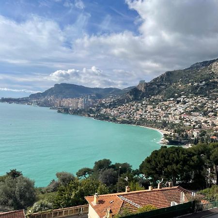 Aux Portes De Monaco Superbe T3 Vue Mer Rocabruna Exterior foto