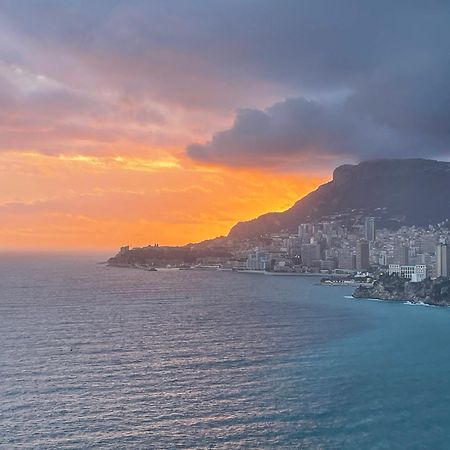 Aux Portes De Monaco Superbe T3 Vue Mer Rocabruna Exterior foto
