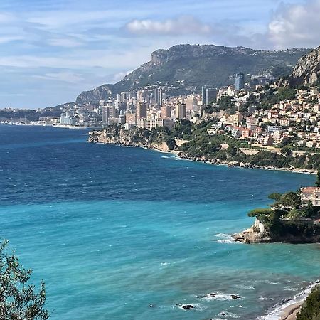Aux Portes De Monaco Superbe T3 Vue Mer Rocabruna Exterior foto