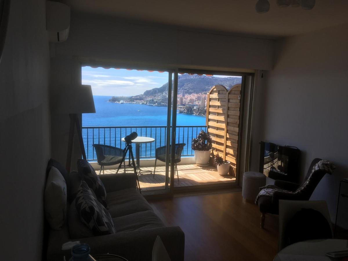 Aux Portes De Monaco Superbe T3 Vue Mer Rocabruna Exterior foto