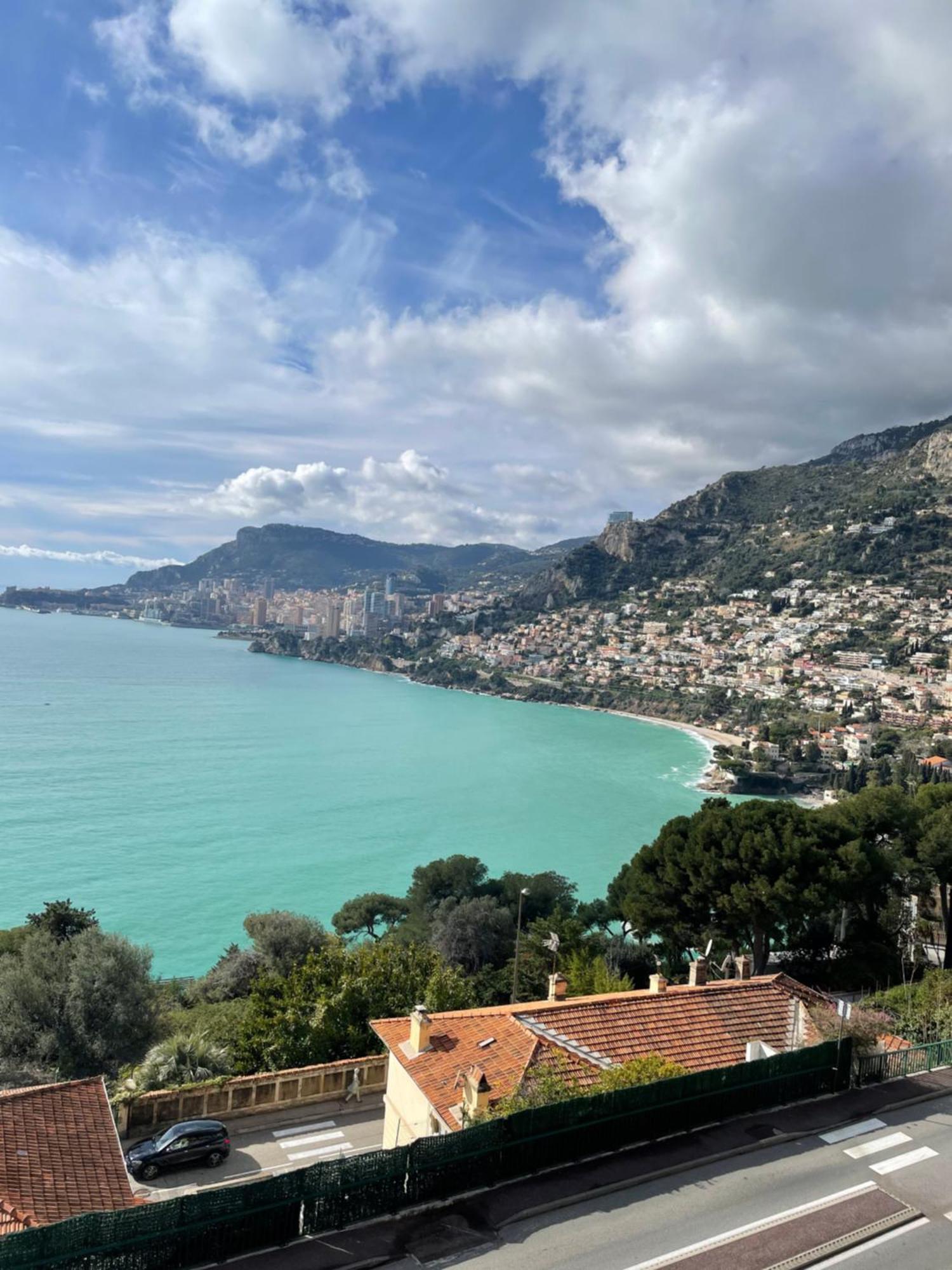 Aux Portes De Monaco Superbe T3 Vue Mer Rocabruna Exterior foto